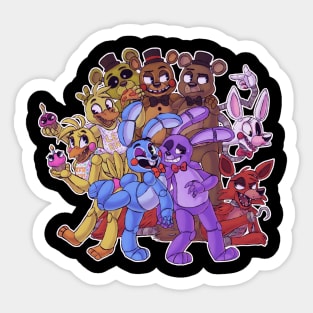 The Gang's All Here Sticker